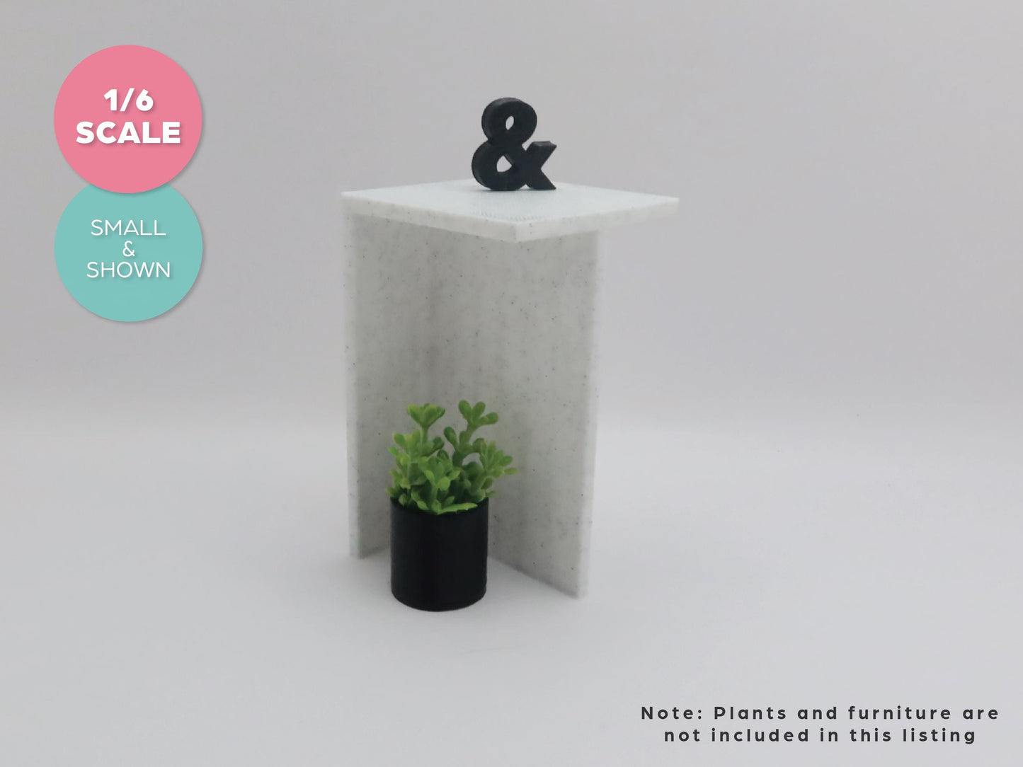 1:6 Miniature & Ampersand Sculpture