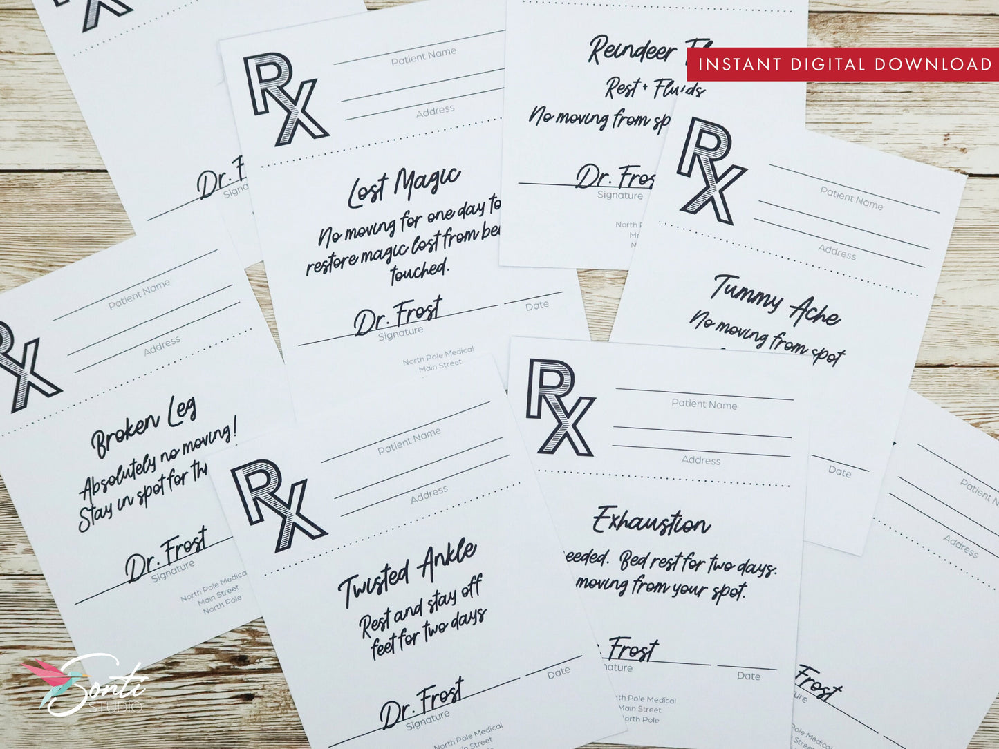 Christmas Elf Sick Notes