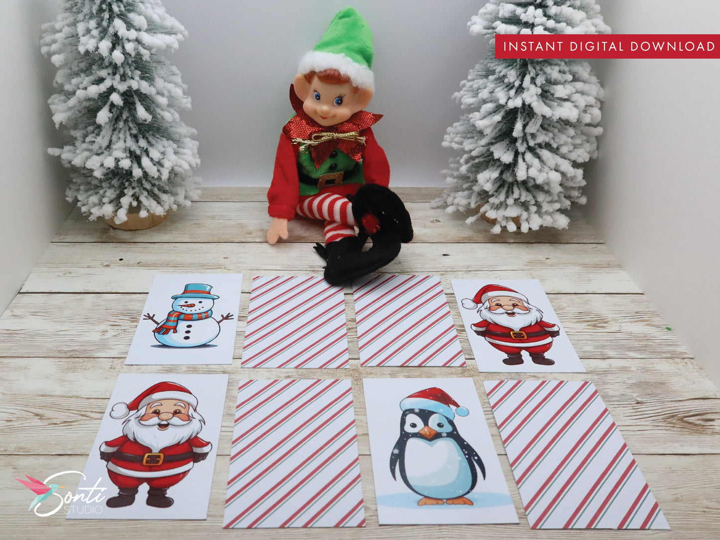Christmas Elf Matching Game