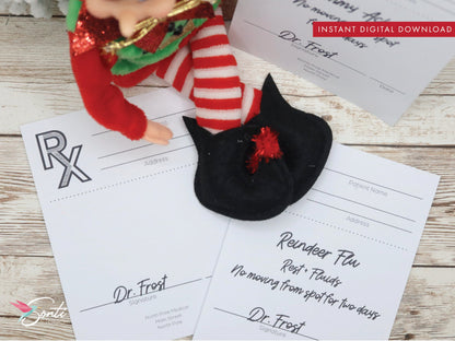 Christmas Elf Sick Notes