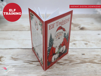 Christmas Elf Mini Book, Elf Training Manual