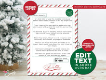 Christmas Elf Editable Letter Template
