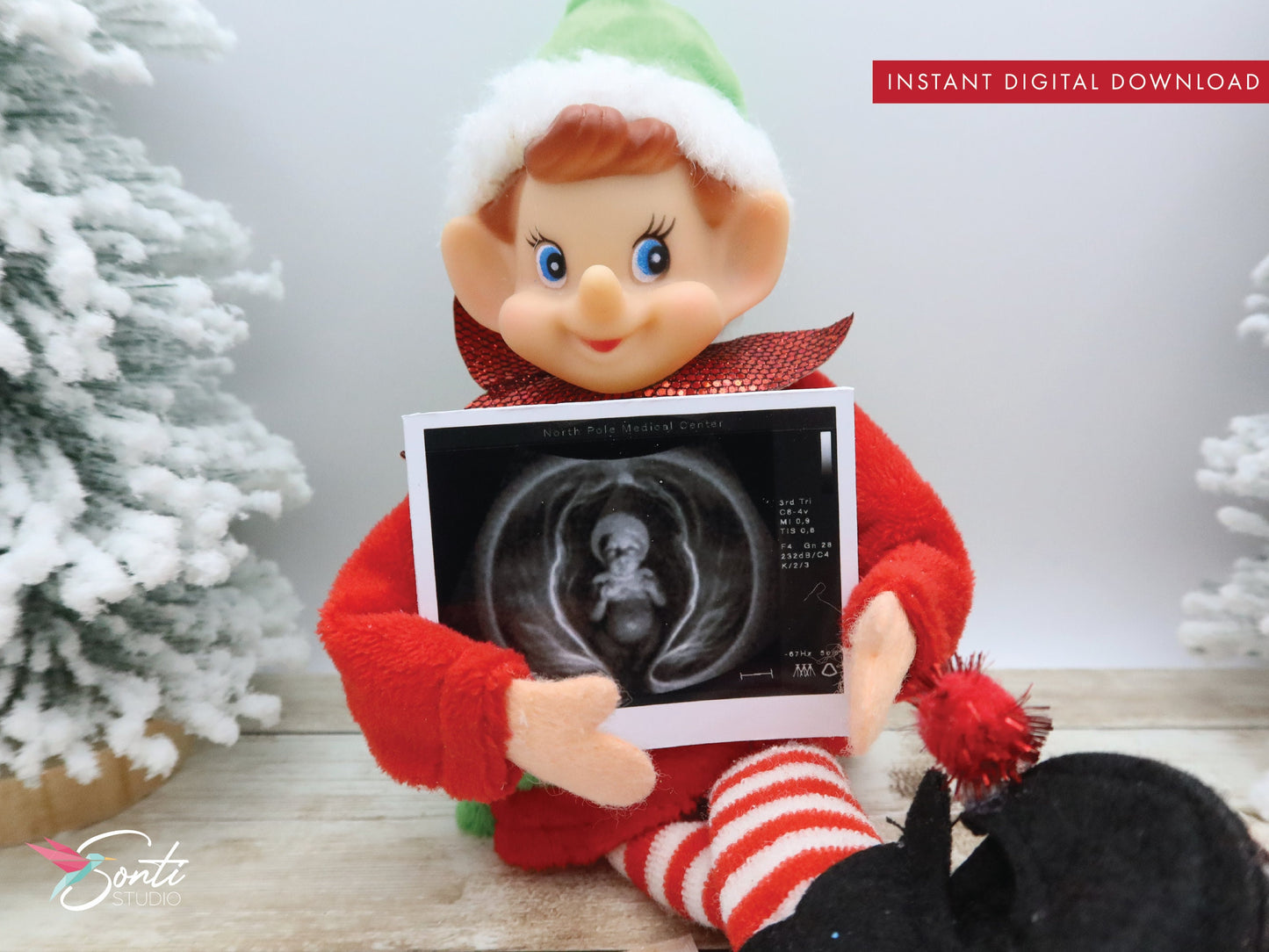 Christmas Elf Ultrasound