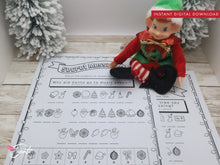 Christmas Elf Secret Message Activity Pages