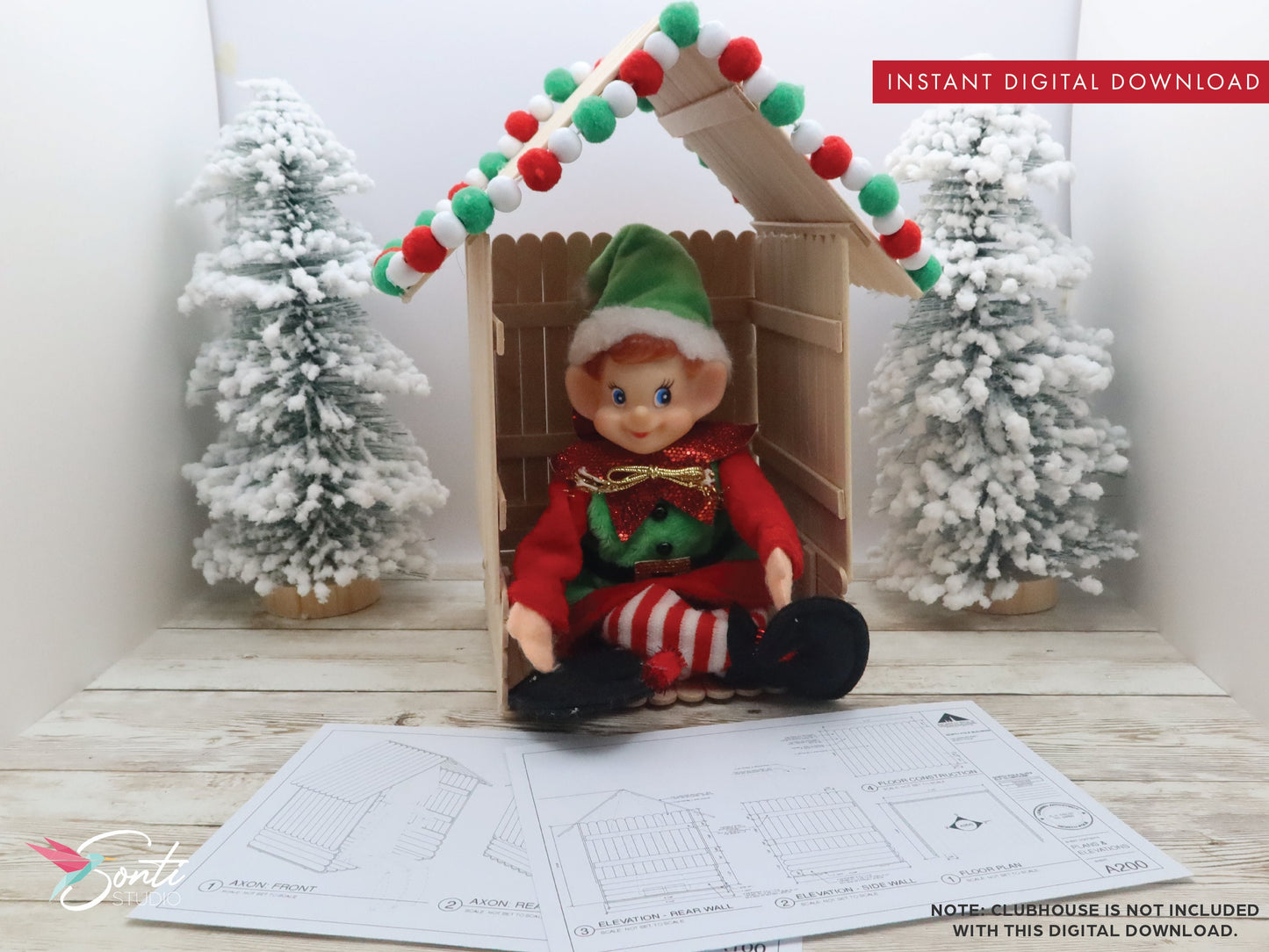 Christmas Elf Clubhouse Blueprints