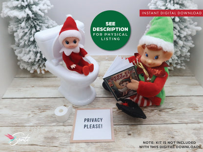 Christmas Elf Mini Book, Every Elf Poop