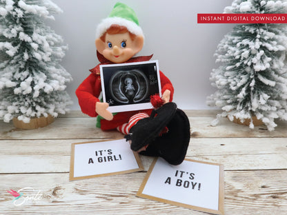 Christmas Elf Ultrasound