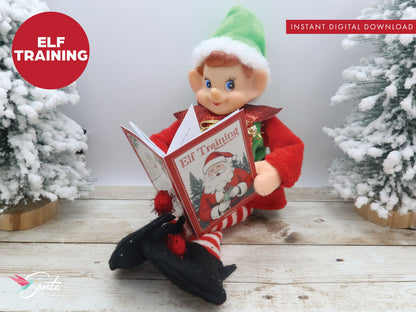 Christmas Elf Mini Book, Elf Training Manual