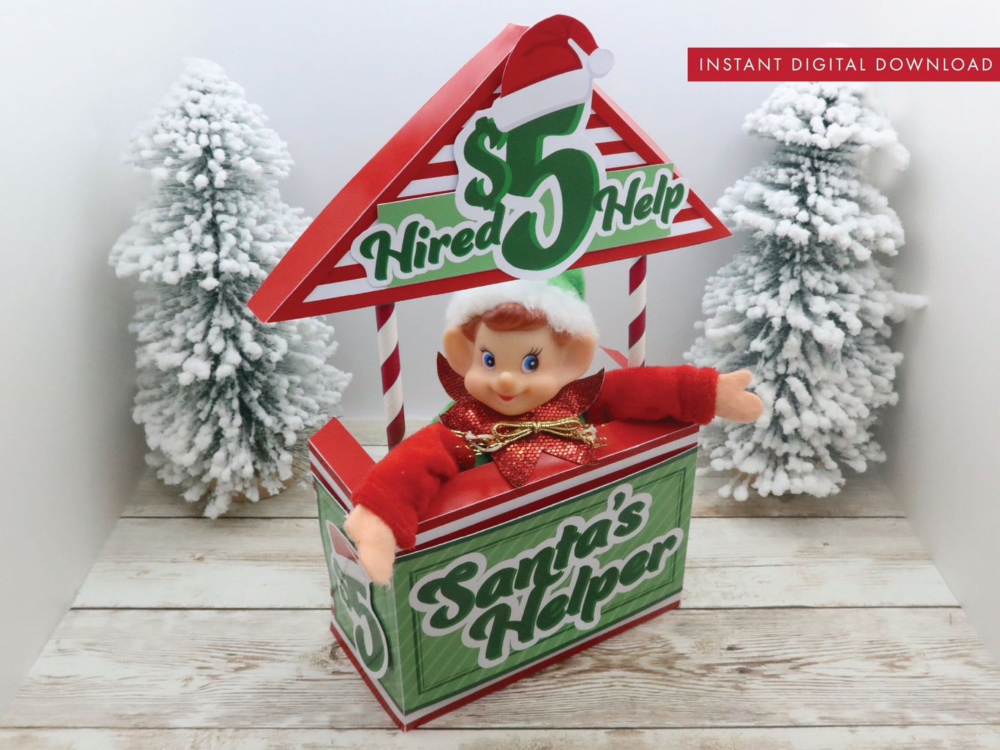 Christmas Elf Hired Help Booth