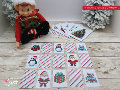 Christmas Elf Matching Game