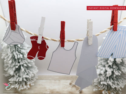 Christmas Elf Laundry Day Prop