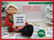 100+ Christmas Elf Letter Board Signs