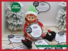 Christmas Elf Didn't Move Speech Bubbles