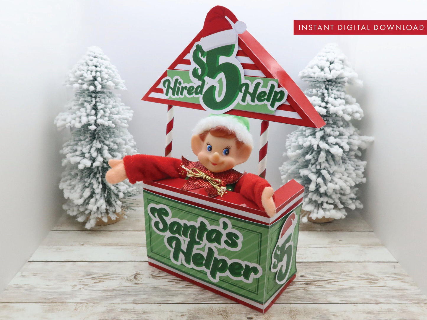 Christmas Elf Hired Help Booth