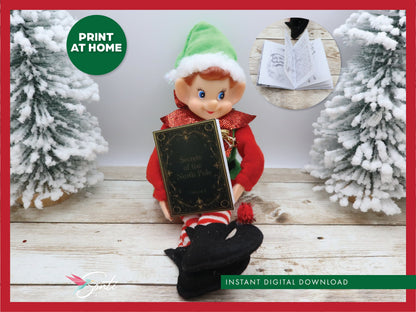 Christmas Elf Mini Book, Secrets of the North Pole