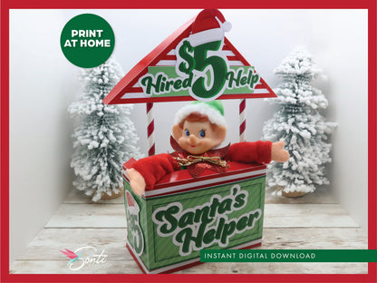 Christmas Elf Hired Help Booth