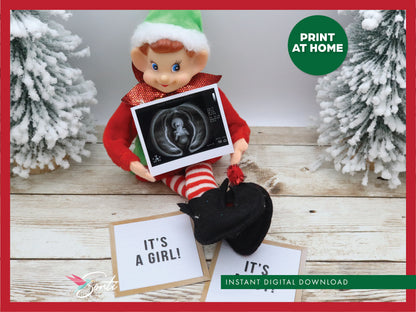Christmas Elf Ultrasound