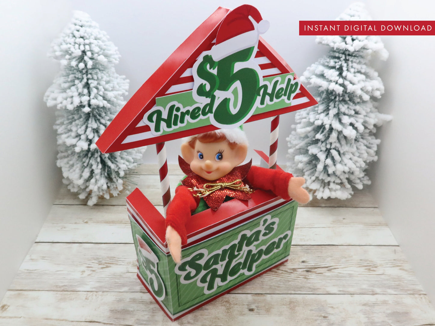Christmas Elf Hired Help Booth
