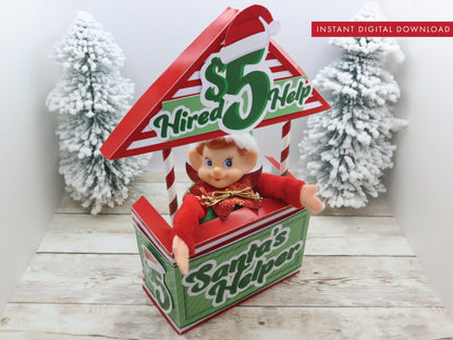Christmas Elf Hired Help Booth