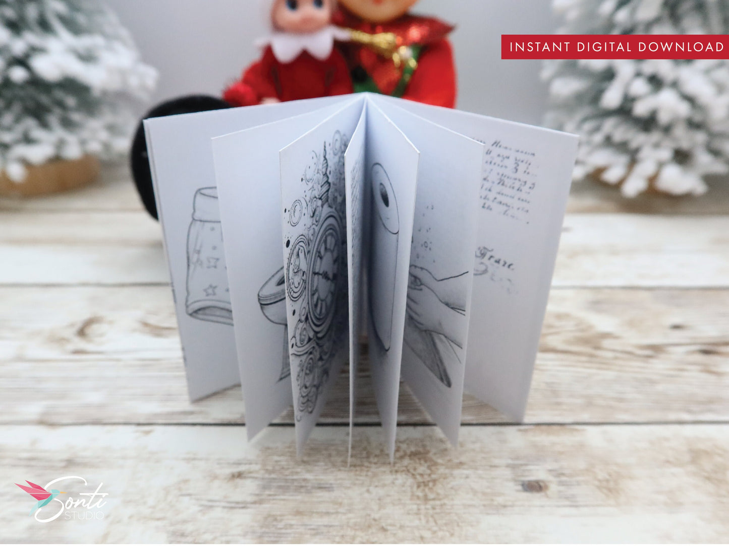 Christmas Elf Mini Book, Every Elf Poop