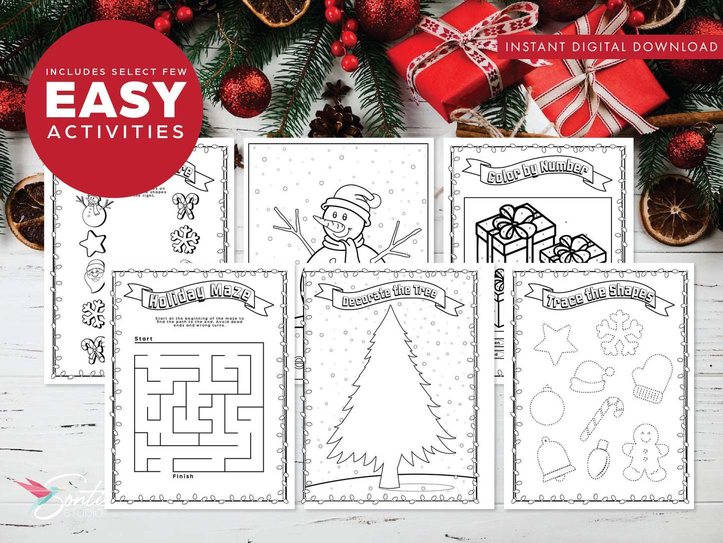 Christmas Printable Activity Bundle