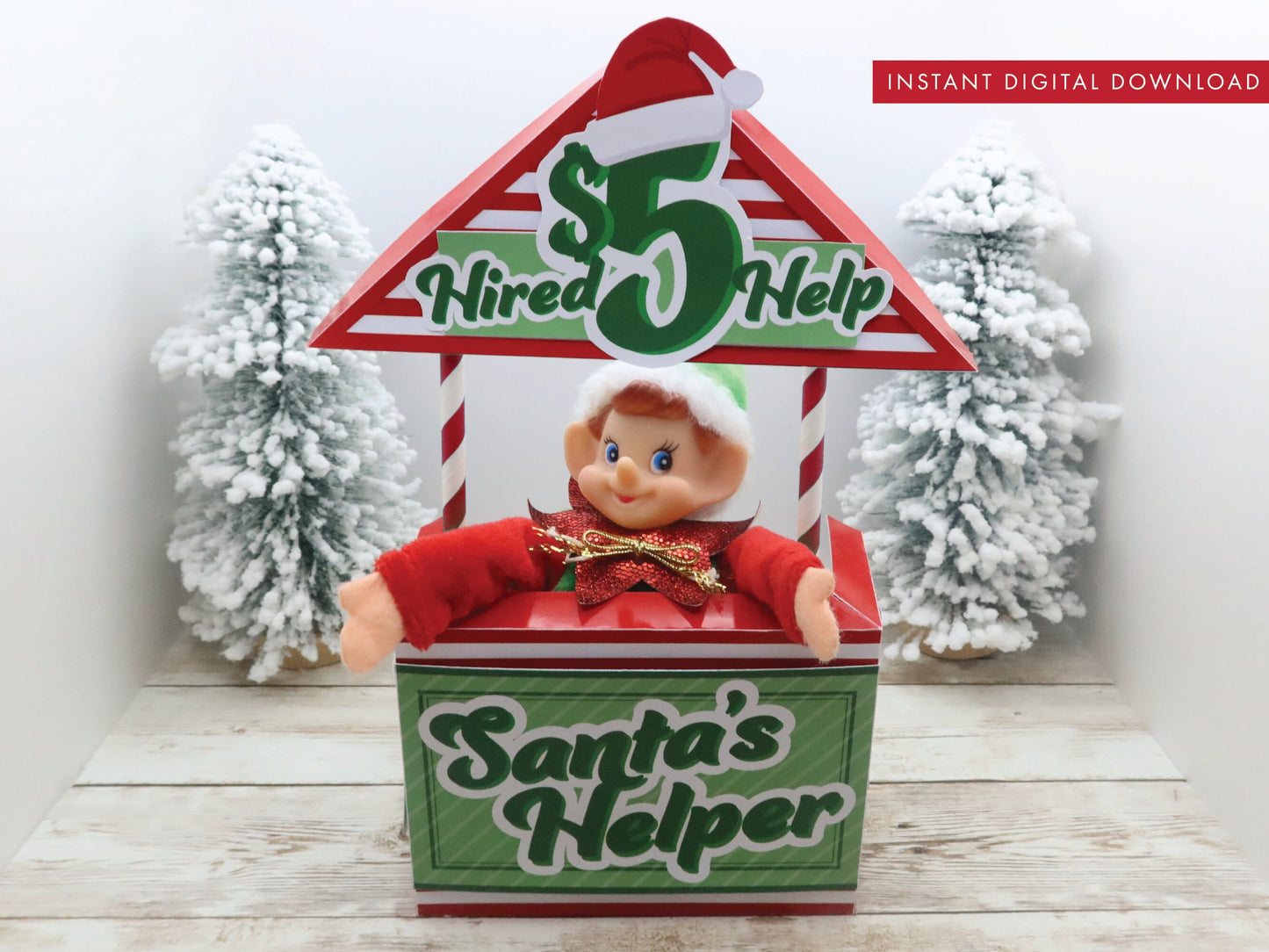 Christmas Elf Hired Help Booth