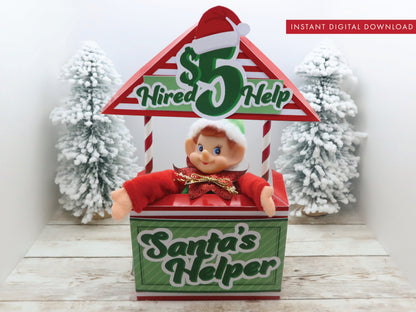 Christmas Elf Hired Help Booth