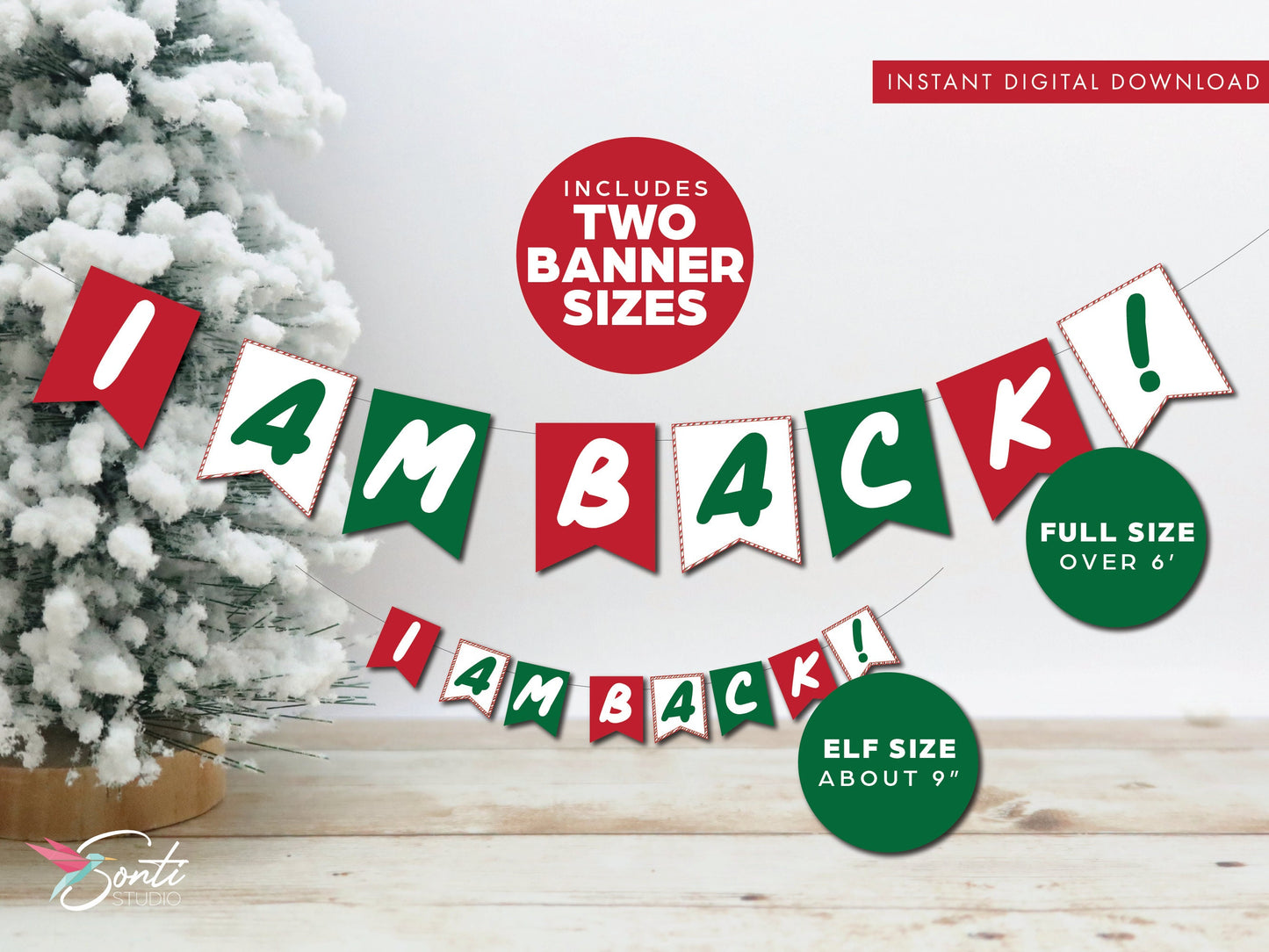 Canva Editable Elf Return Letter & Welcome Banner