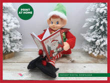 Christmas Elf Mini Book, Elf Training Manual