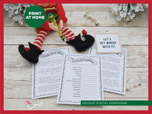 Christmas Elf Word Game Activity Pages