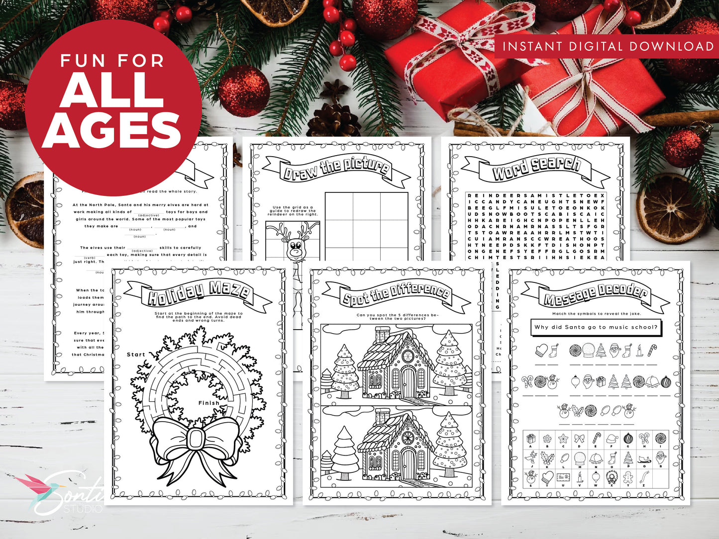 Christmas Printable Activity Bundle