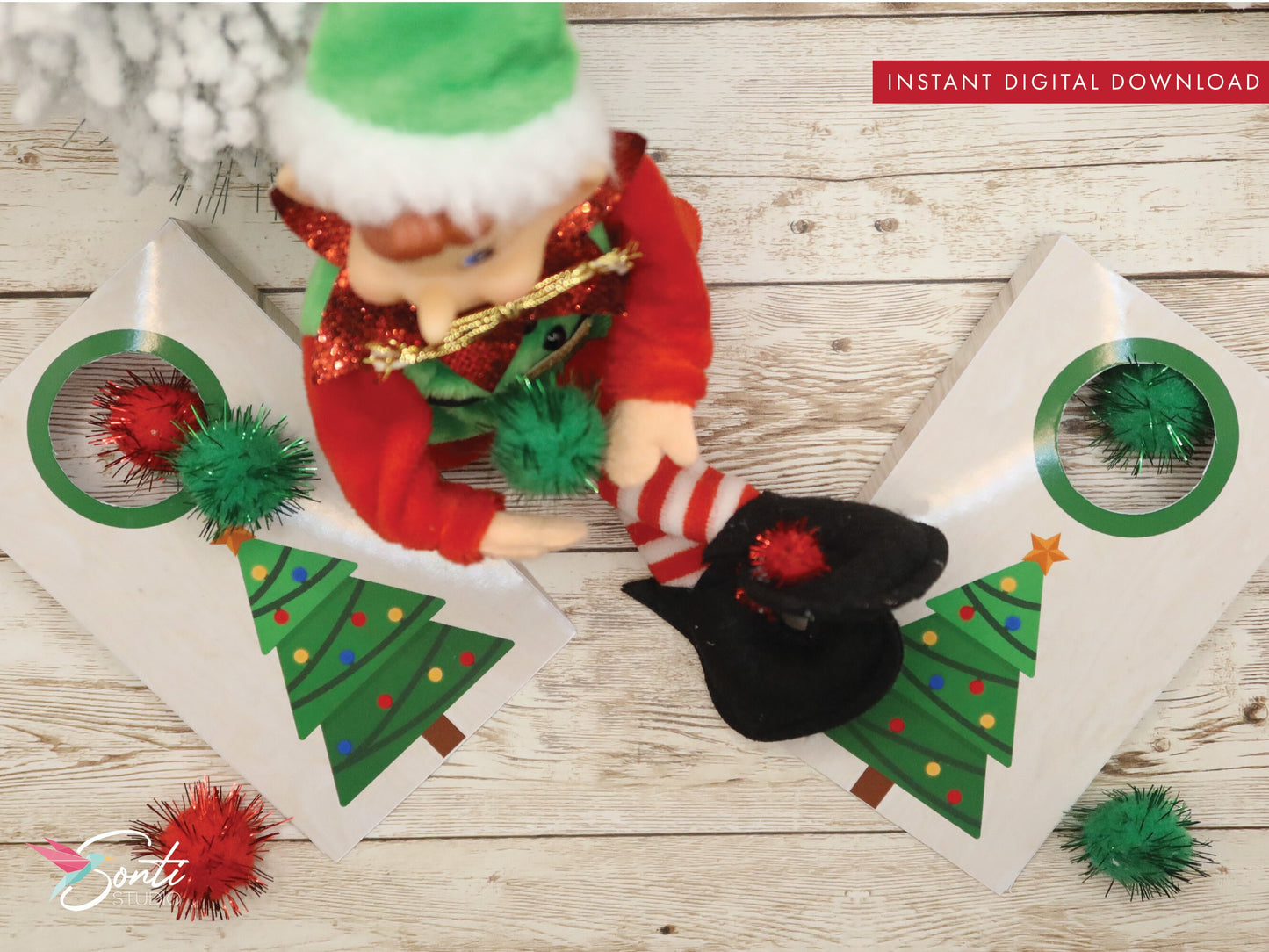 Christmas Elf Cornhole