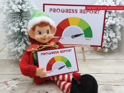 Christmas Elf Progress Meters