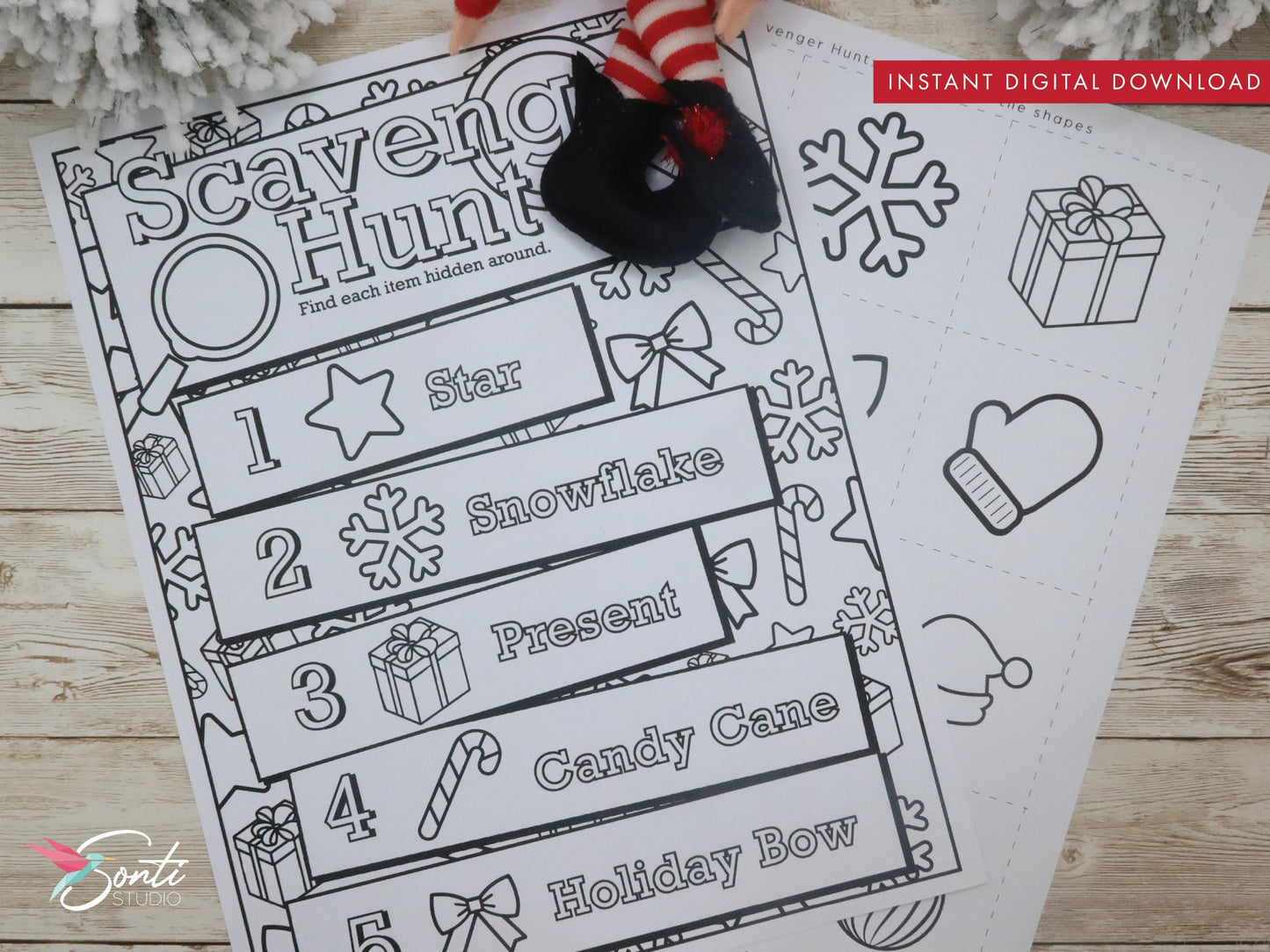 Christmas Elf Scavenger Hunt