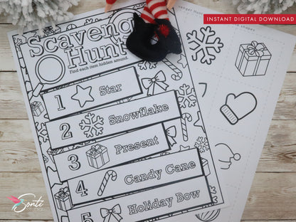 Christmas Elf Scavenger Hunt