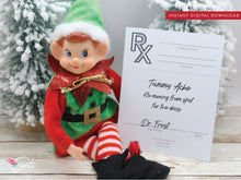 Christmas Elf Sick Notes