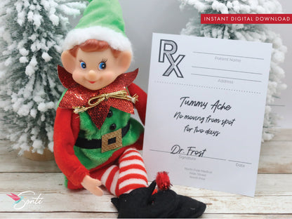 Christmas Elf Sick Notes