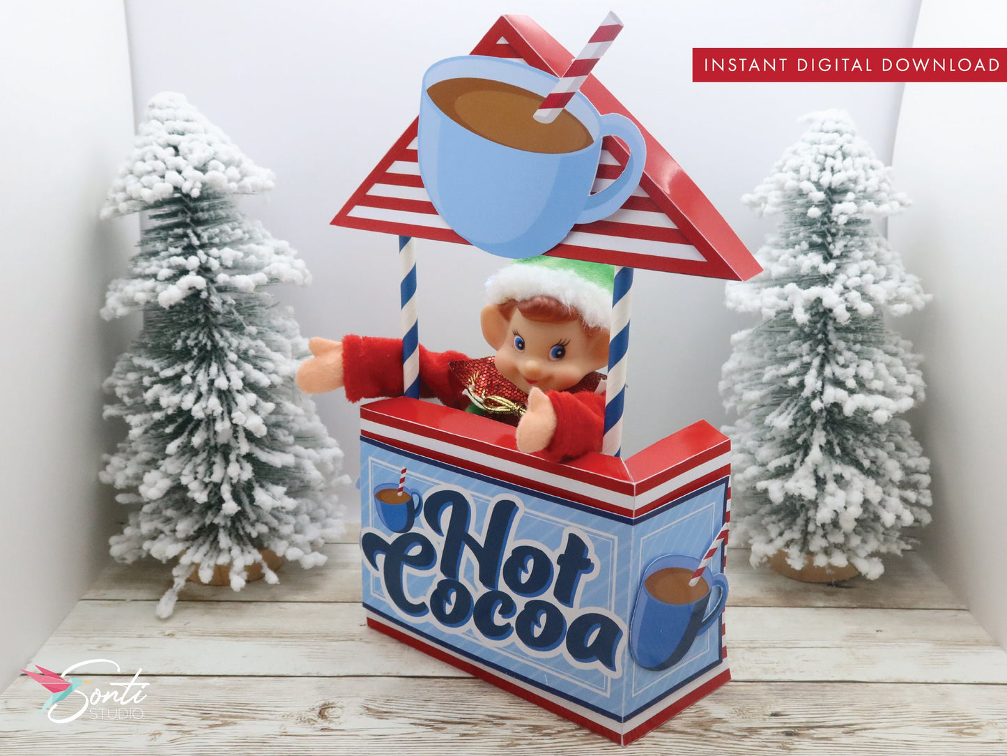 Christmas Elf Hot Cocoa Booth