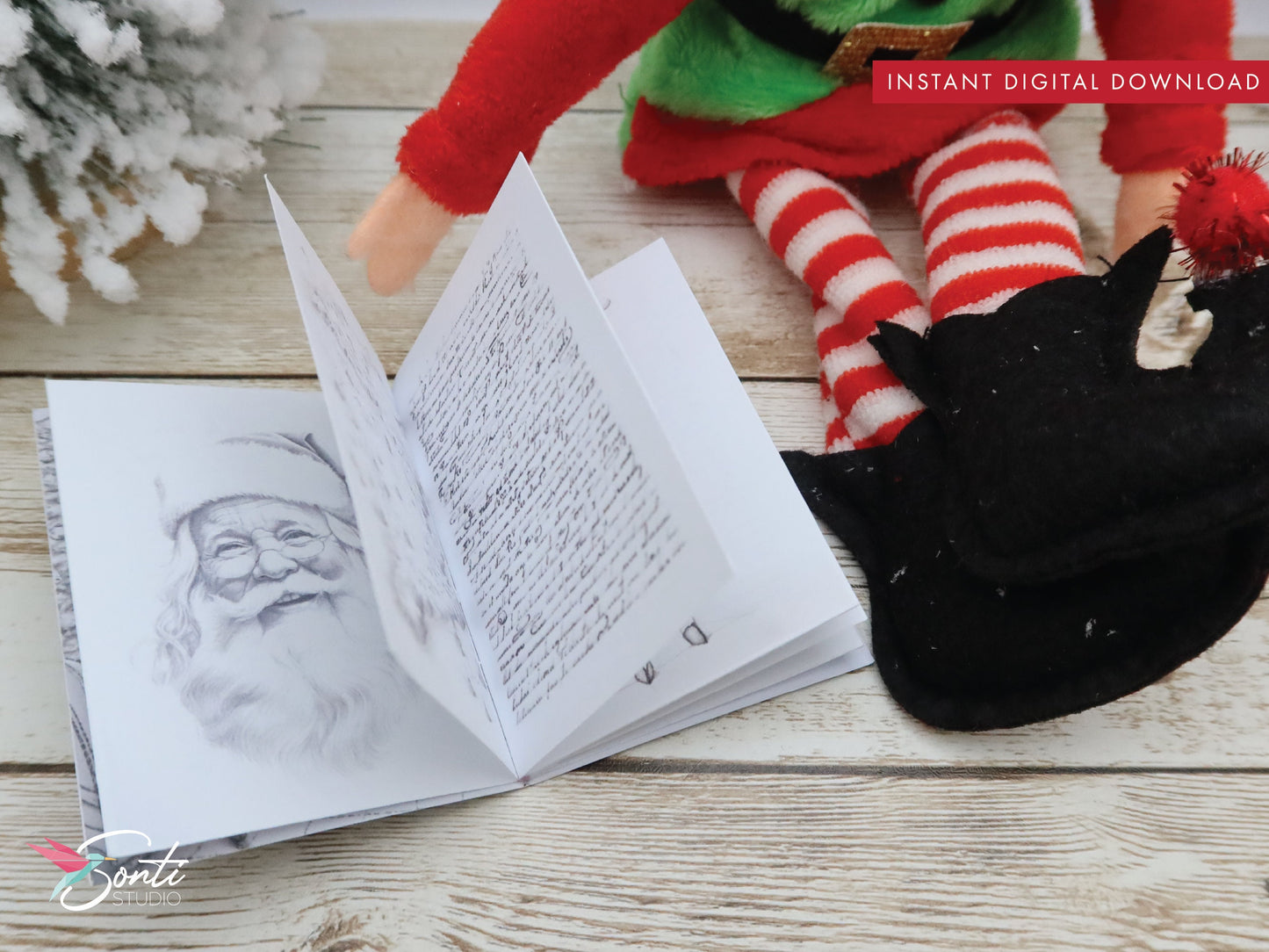 Christmas Elf Mini Book, Secrets of the North Pole