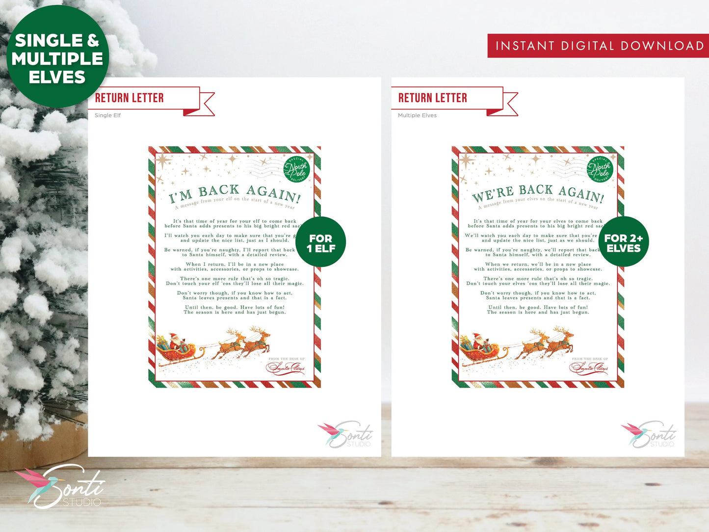 Elf Editable Return Letter Template