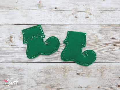 Christmas Elf St Patrick's Day Shirt and Green Felt Shoes