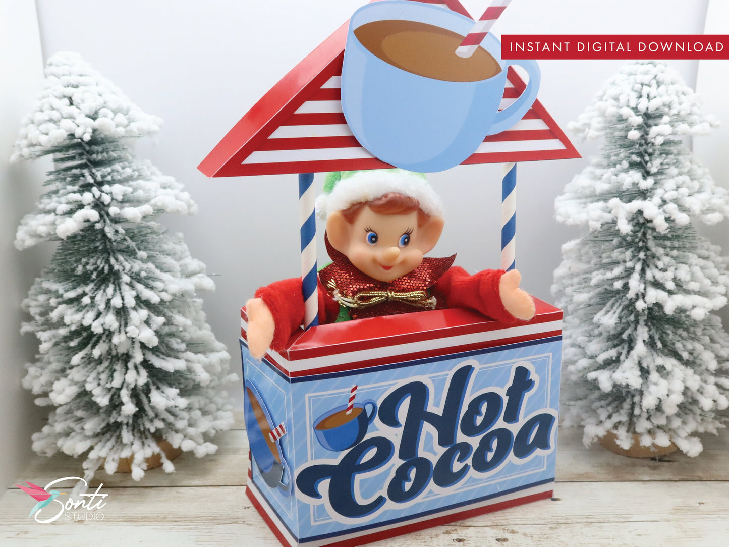 Christmas Elf Hot Cocoa Booth