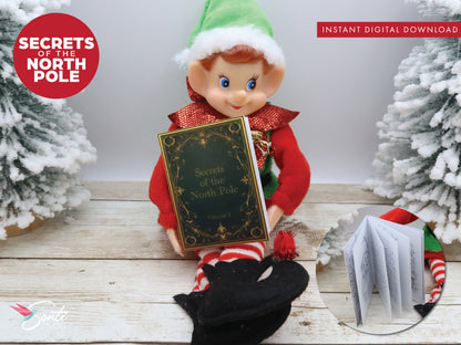 Christmas Elf Mini Book, Secrets of the North Pole