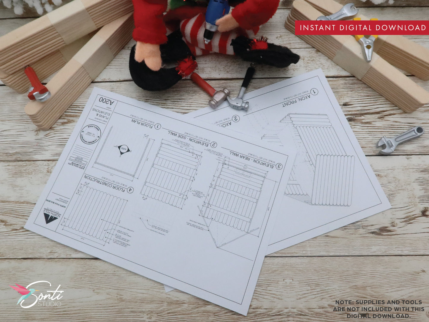 Christmas Elf Clubhouse Blueprints