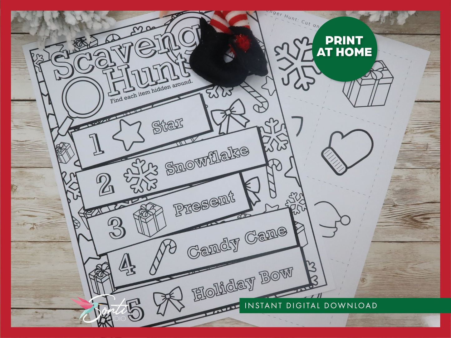 Christmas Elf Scavenger Hunt