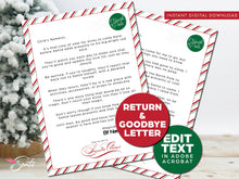 Christmas Elf Editable Letter Template