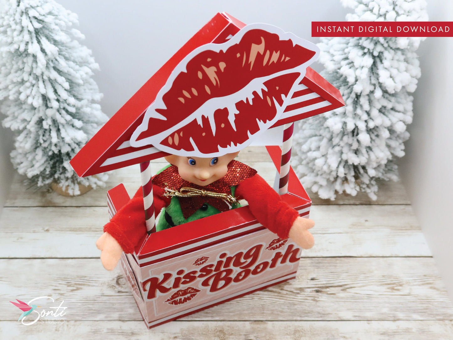 Christmas Elf Kissing Booth
