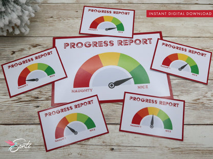 Christmas Elf Progress Meters