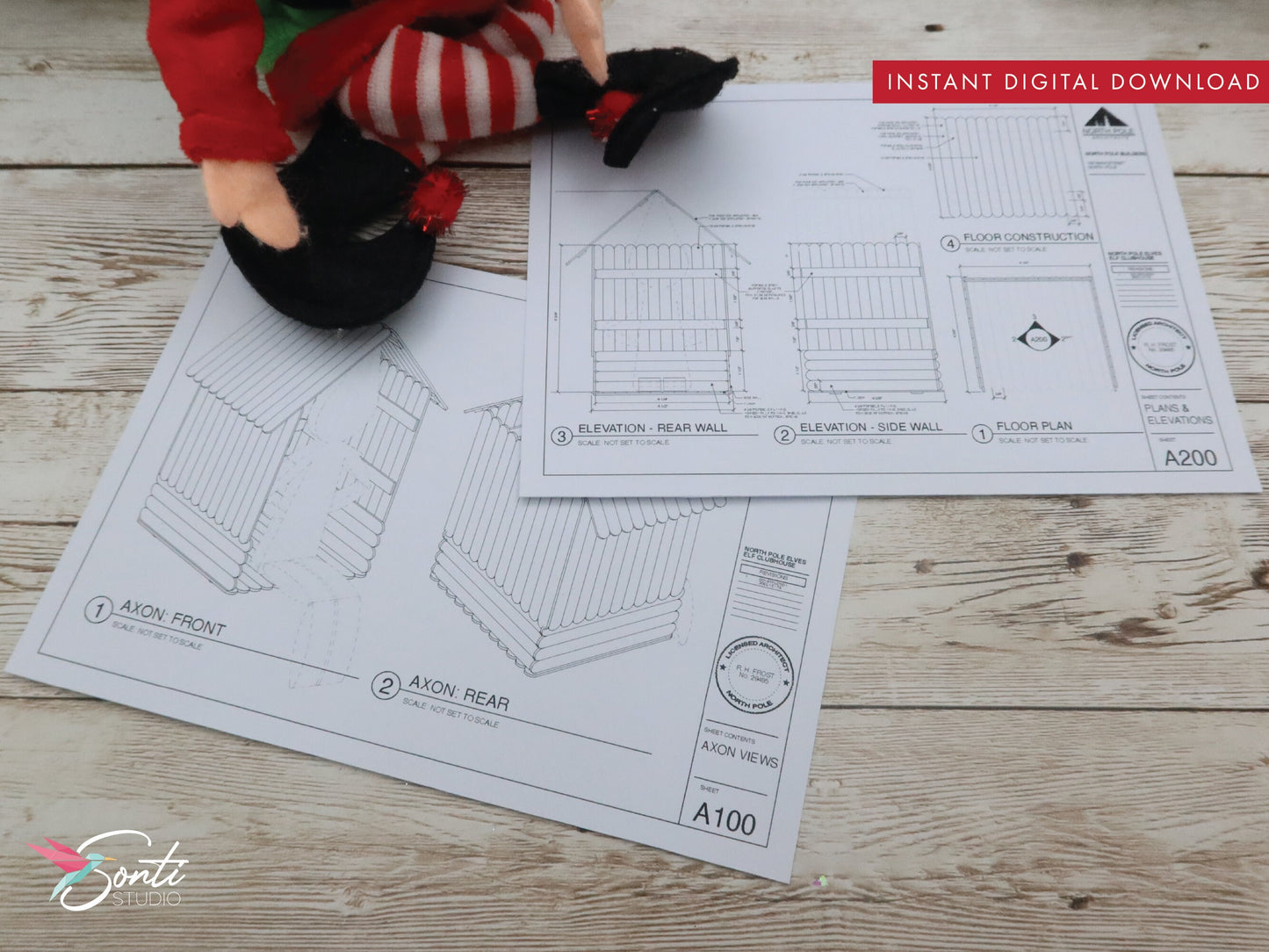 Christmas Elf Clubhouse Blueprints