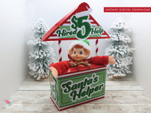 Christmas Elf Hired Help Booth